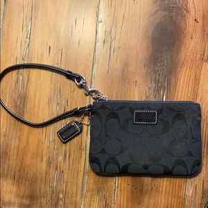 Authentic Coach wristlet - like new